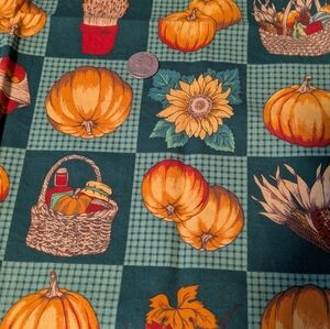 Cotton Fabric Fall Print 1 Yard Available
